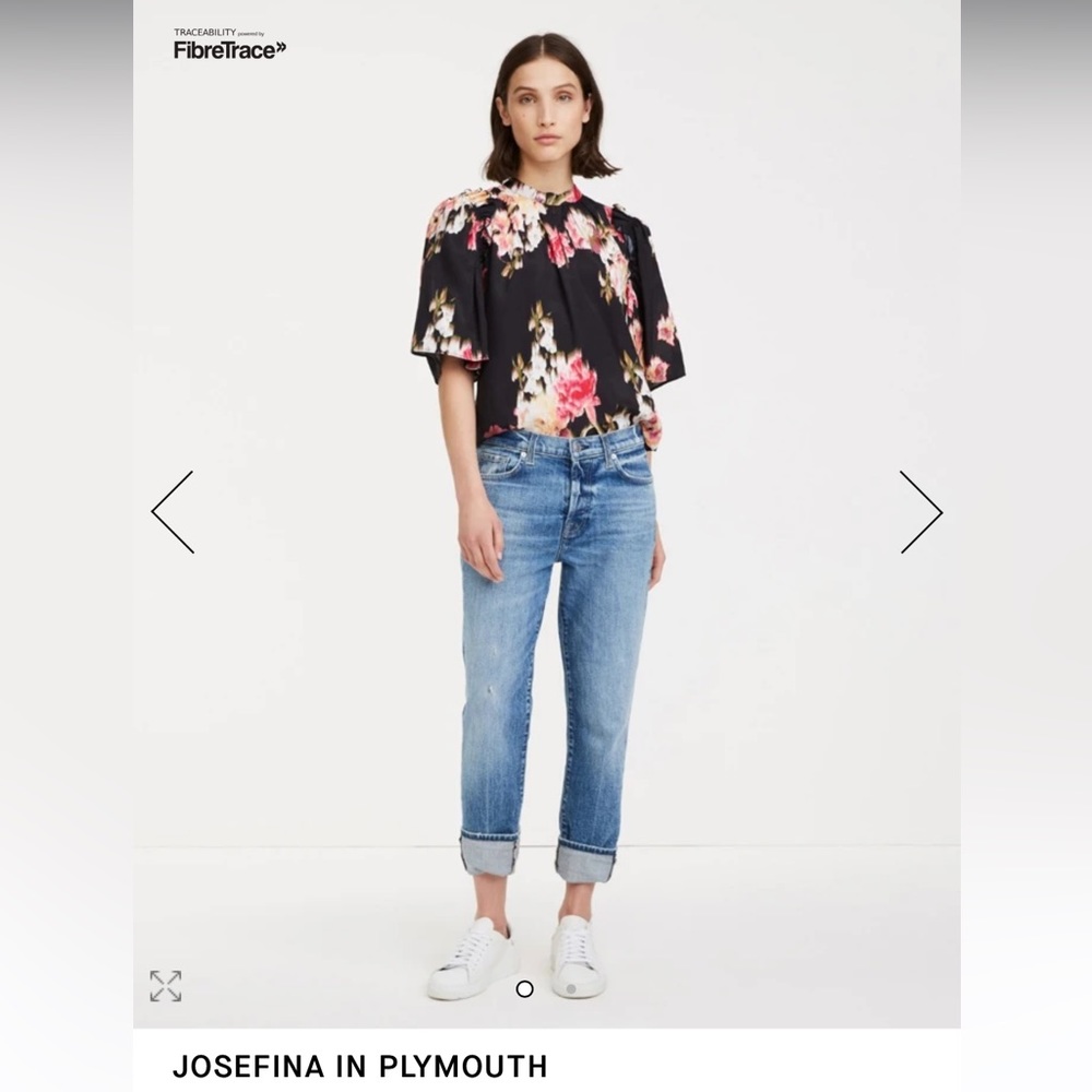 7 for all mankind Josefina skinny boyfriend jeans